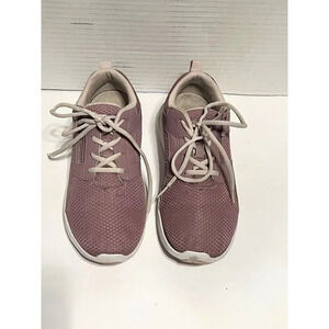 Vionic Lyla Knit Top Side Zip Laced Athletic Sneaker Shoes Purple Women's Size 9